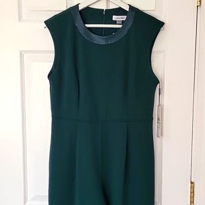Calvin klein hunter green jumpsuit Clearance